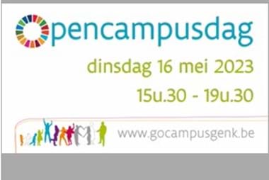 Opencampusdag 16 mei 2023 - 15u.30 - 19u.30